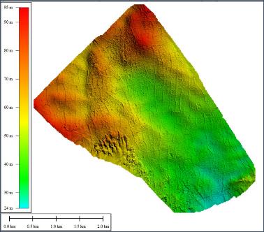 BECO digital terrain model