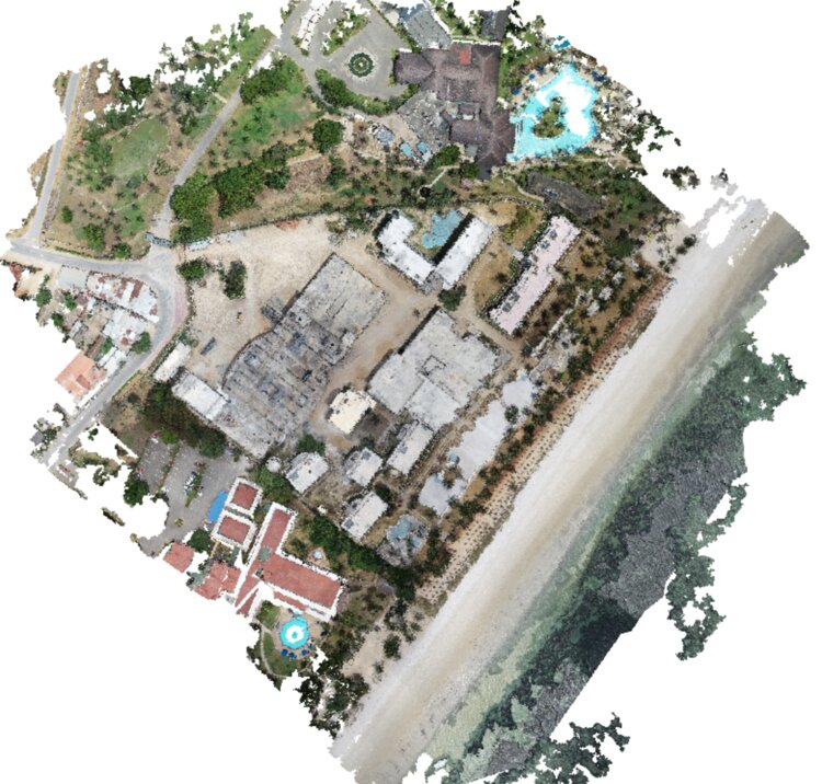 LiDAR capture of Sahnzu Beach property