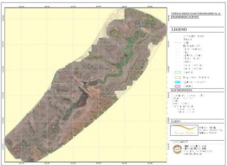 Vipingo Ridge Dam topographical survey